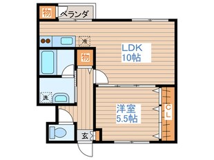 酒井マンションの物件間取画像